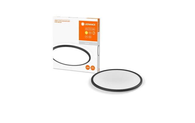 LED Deckenleuchte »Orbis Ultra Slim, Ø 40 cm, 3000K,« Warmweiss
