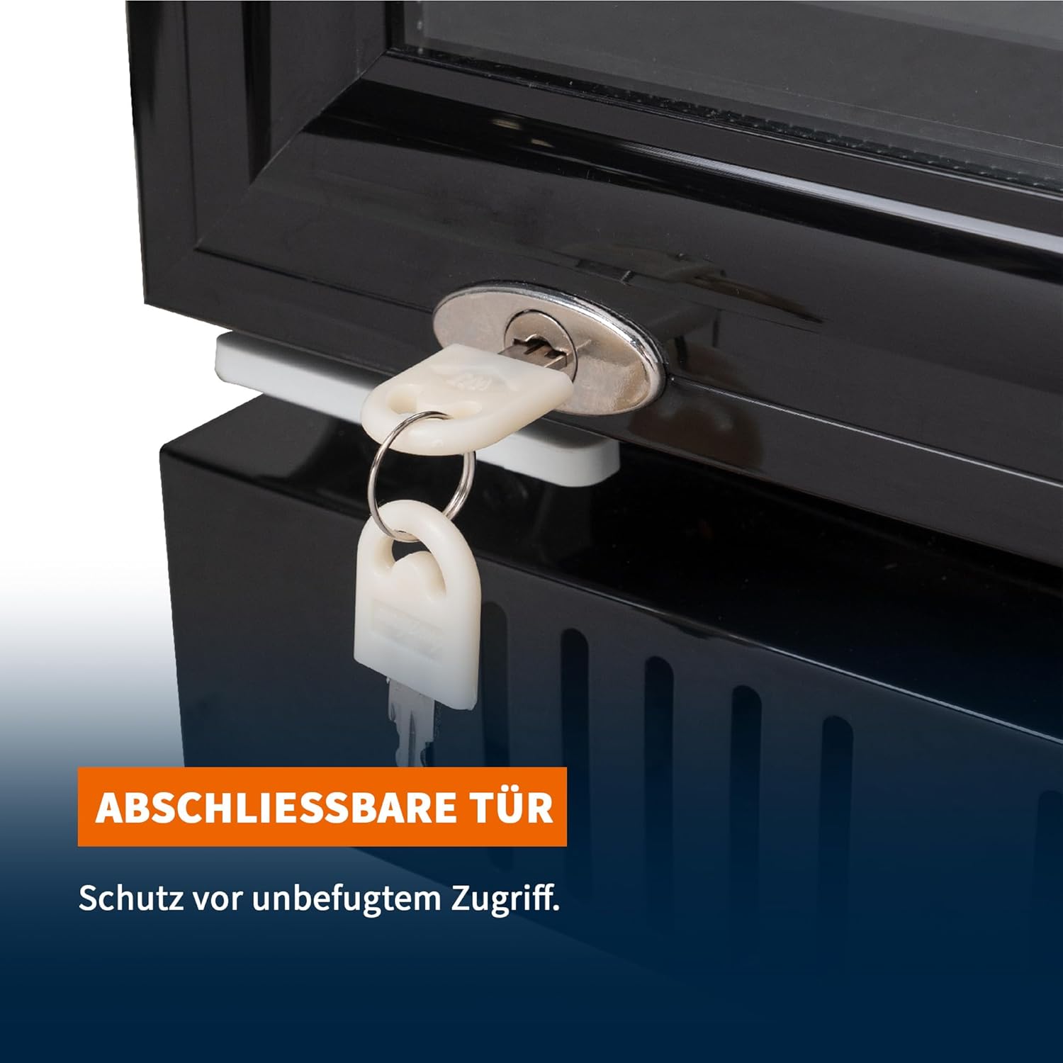 Getränkekühlschrank GKS-360 I 360 L Getränkekühlschrank mit Glastür & LED I Flaschenkühlschrank abschließbar I Bierkühlschrank 0 bis +8 °C