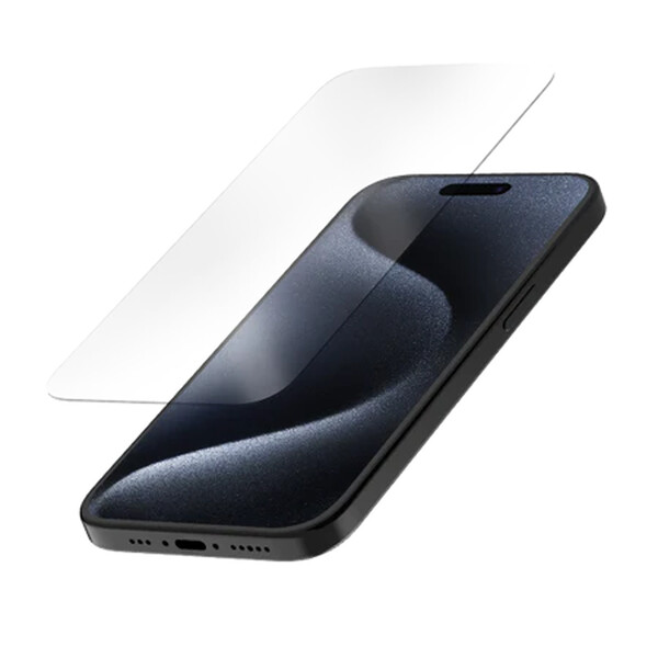 Quad Lock - Protection d'écran verre trempé - iPhone 15/iPhone 15 Pro