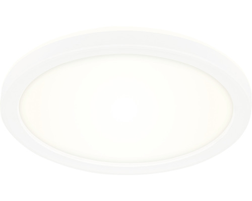 LED plafondlamp 12W 1400 lm 4000 K Ø 19 cm Slank wit + achtergrondverlichting