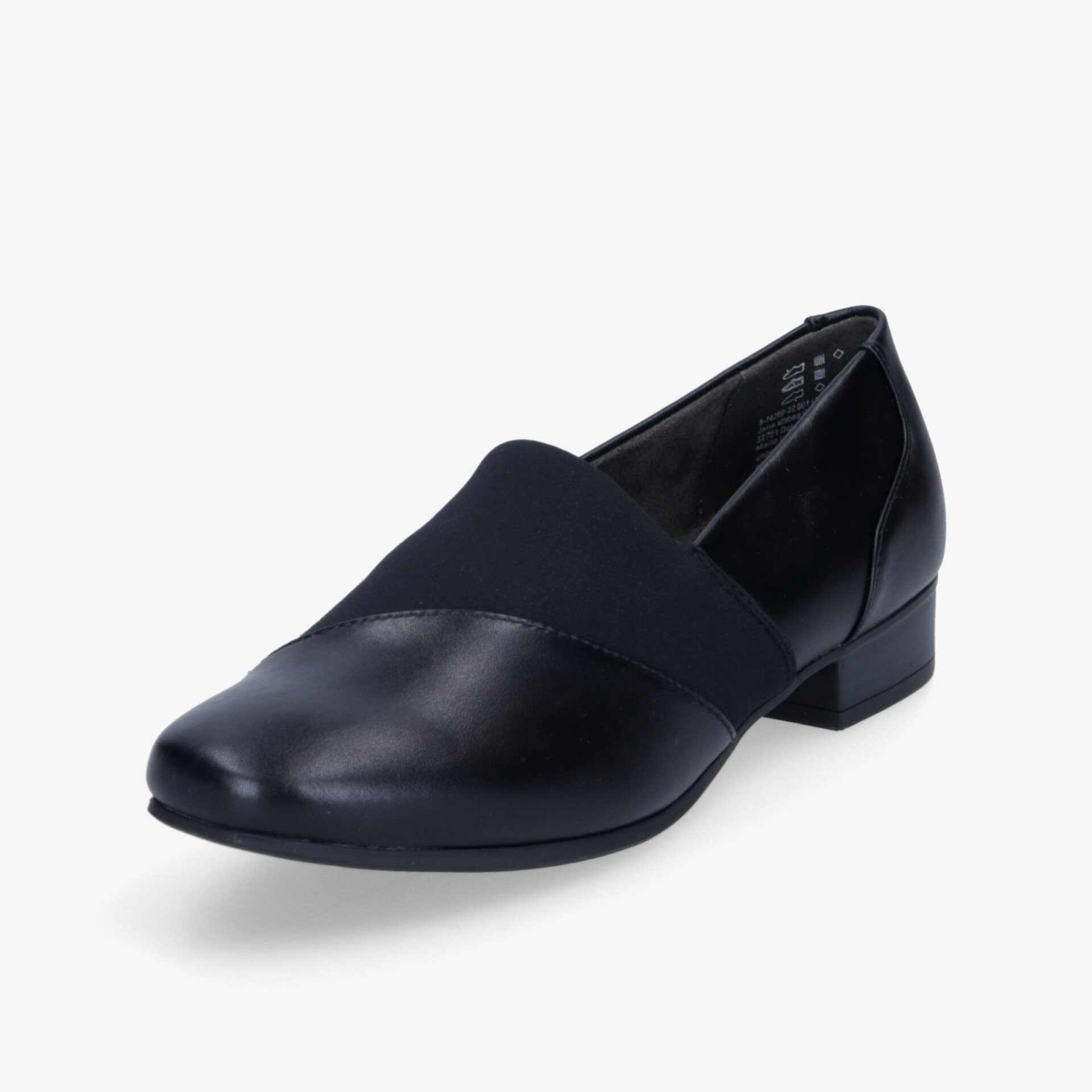 Jana Damen Halbschuhe schwarz