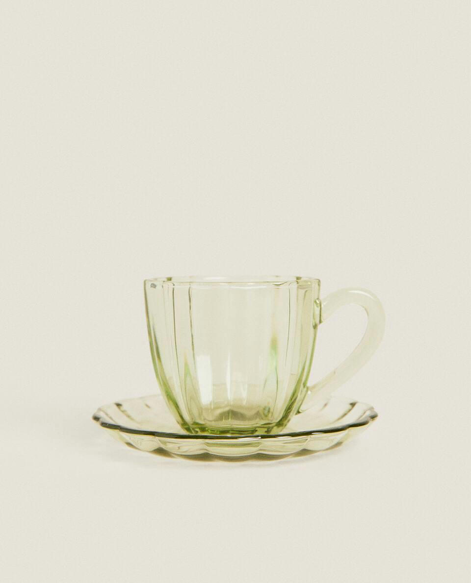 Conjunto de copos com design em relevo