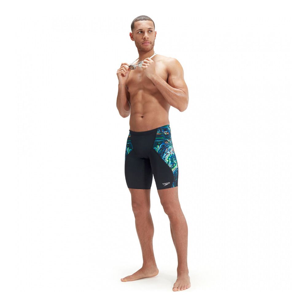 Speedo ECO+ PLACEMENT DIGITAL V-CUT - Jammer Homme black/blue