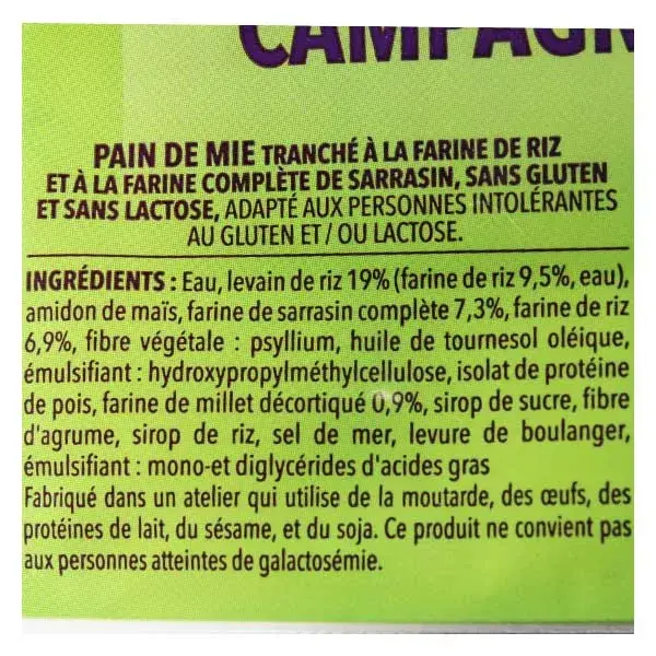 Gerblé Sans Gluten Pain Campagnard 350g