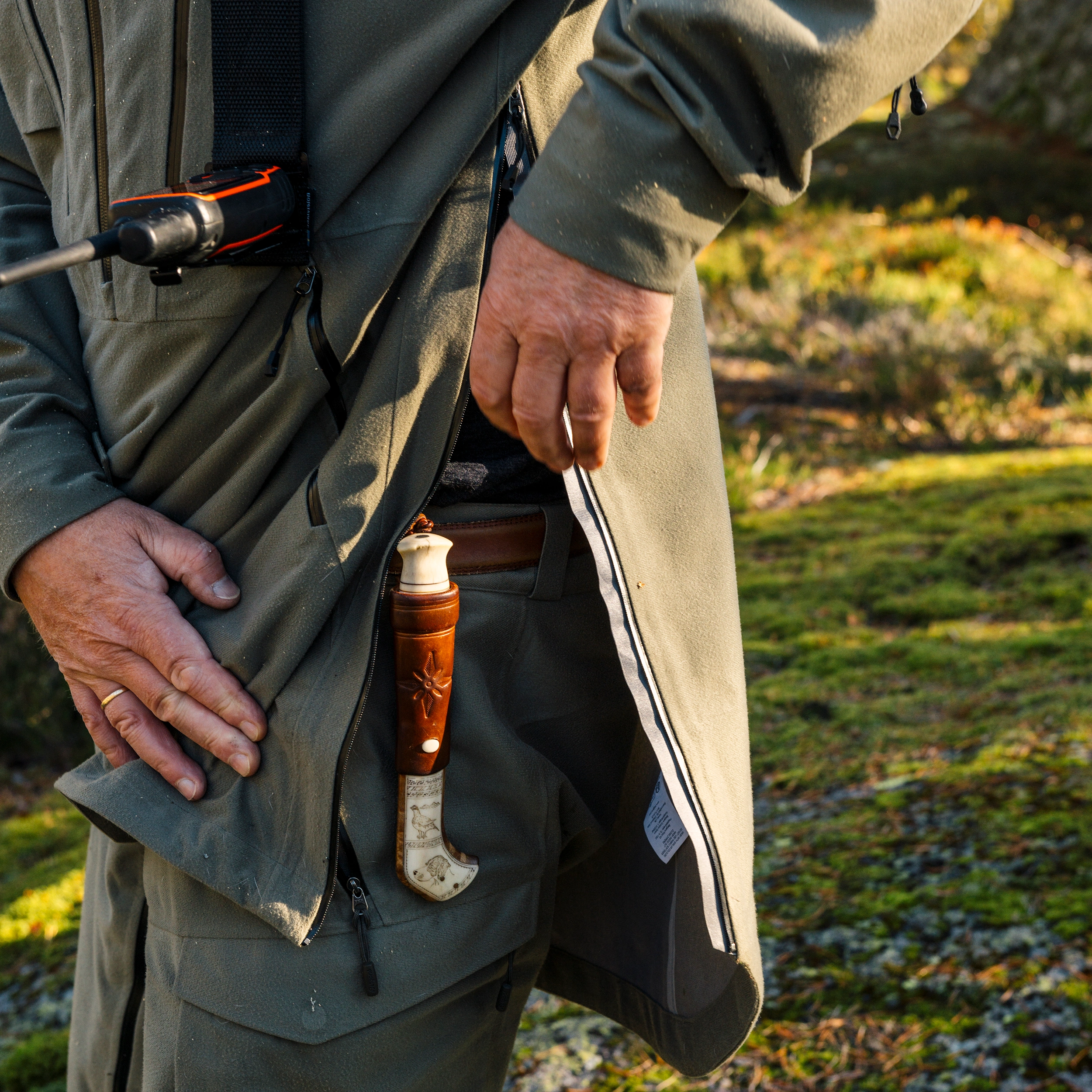 Hogna 3L Anorak Green Mud