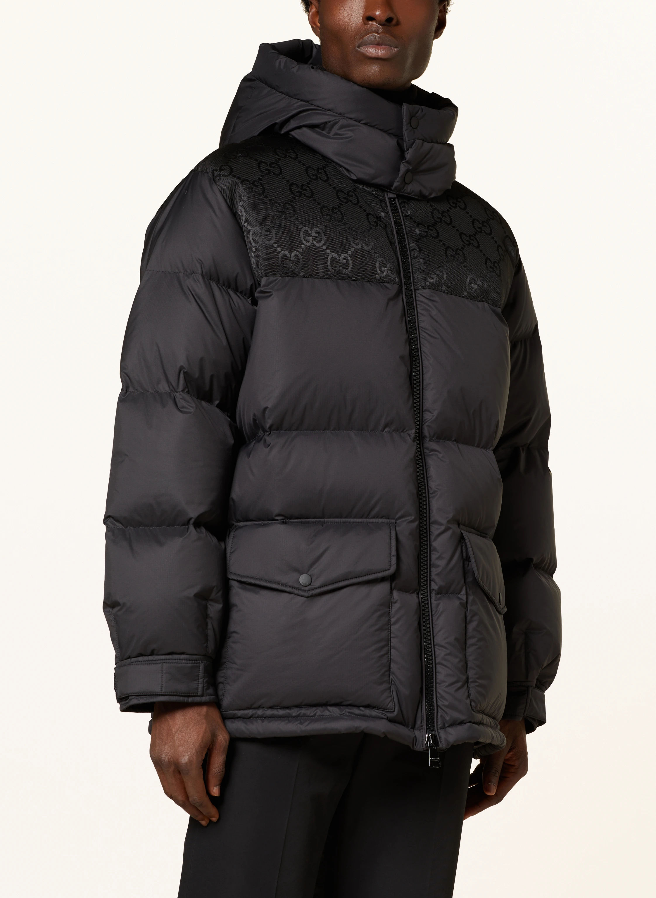 GUCCI Daunenjacke mit abnehmbarer Kapuze