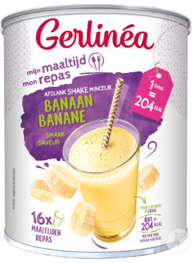 Gerlinea Maaltijd Afslankshake Banaan 436 G