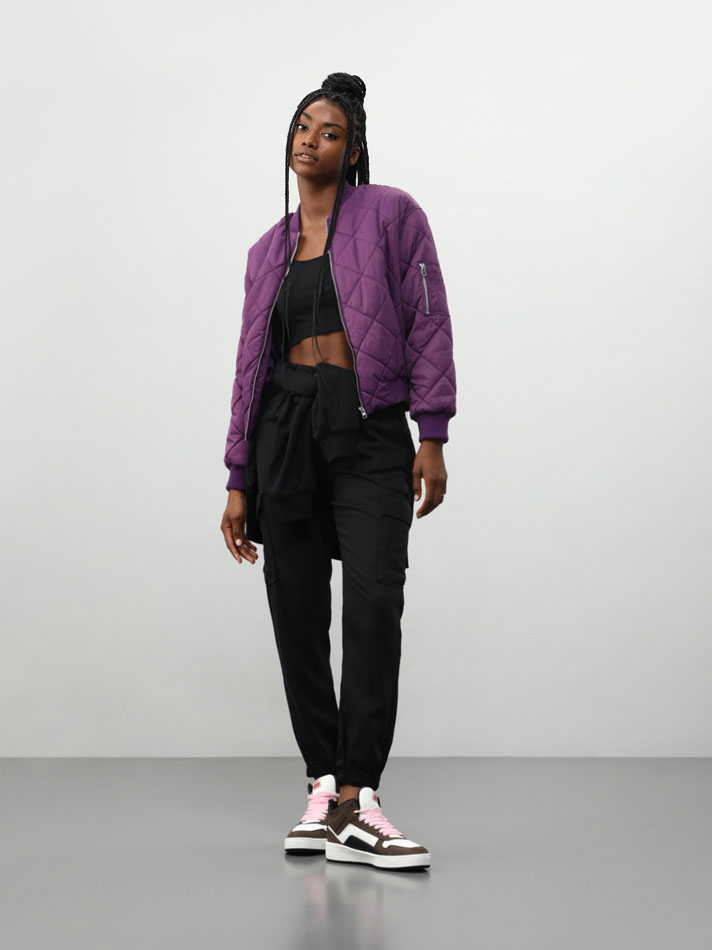 Tênis cano curto estilo streetwear - Marrom