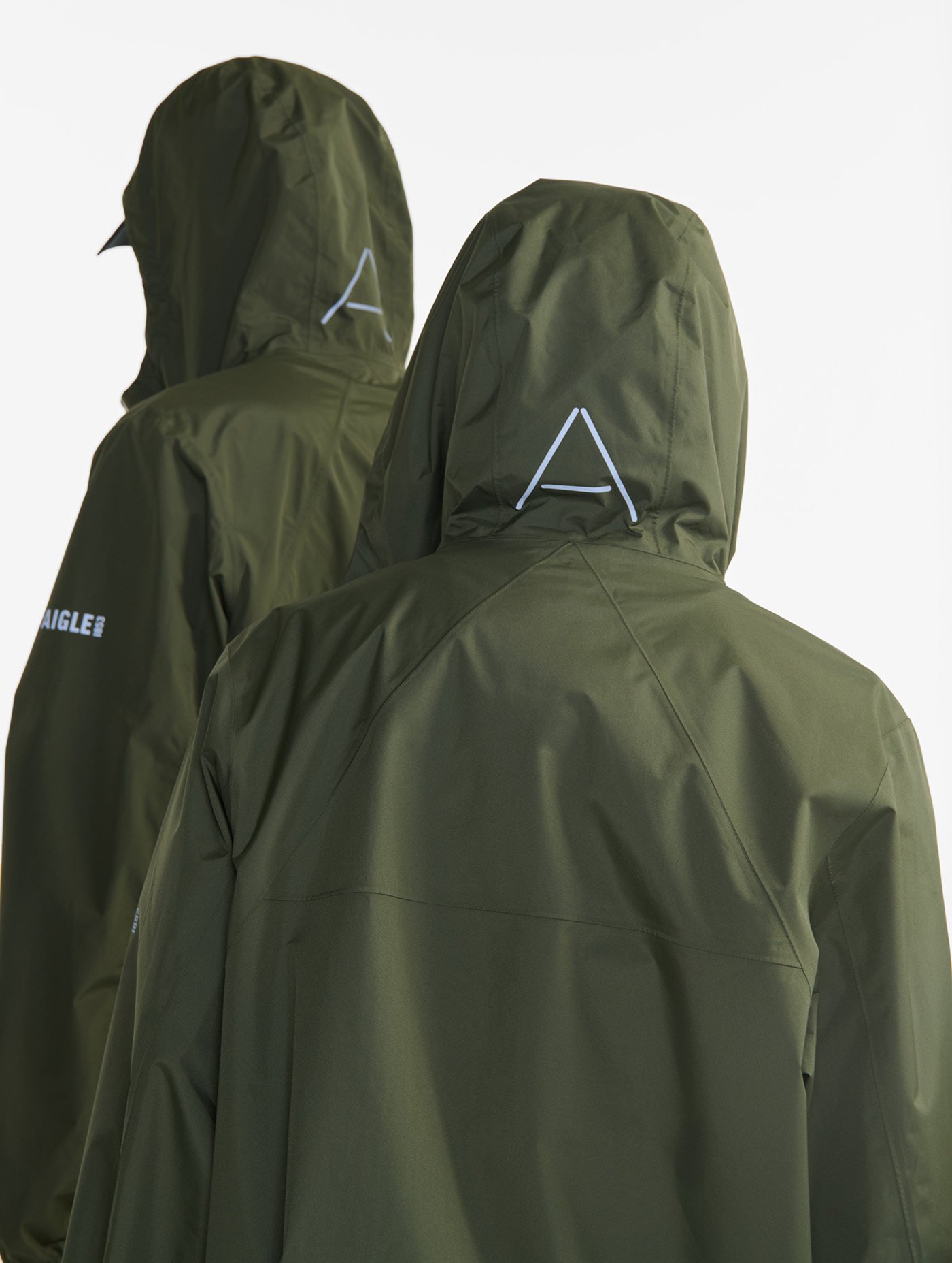 Rainpack 70 : Imperméable mixte coupe-vent MTD , court et pliable AVOCAT