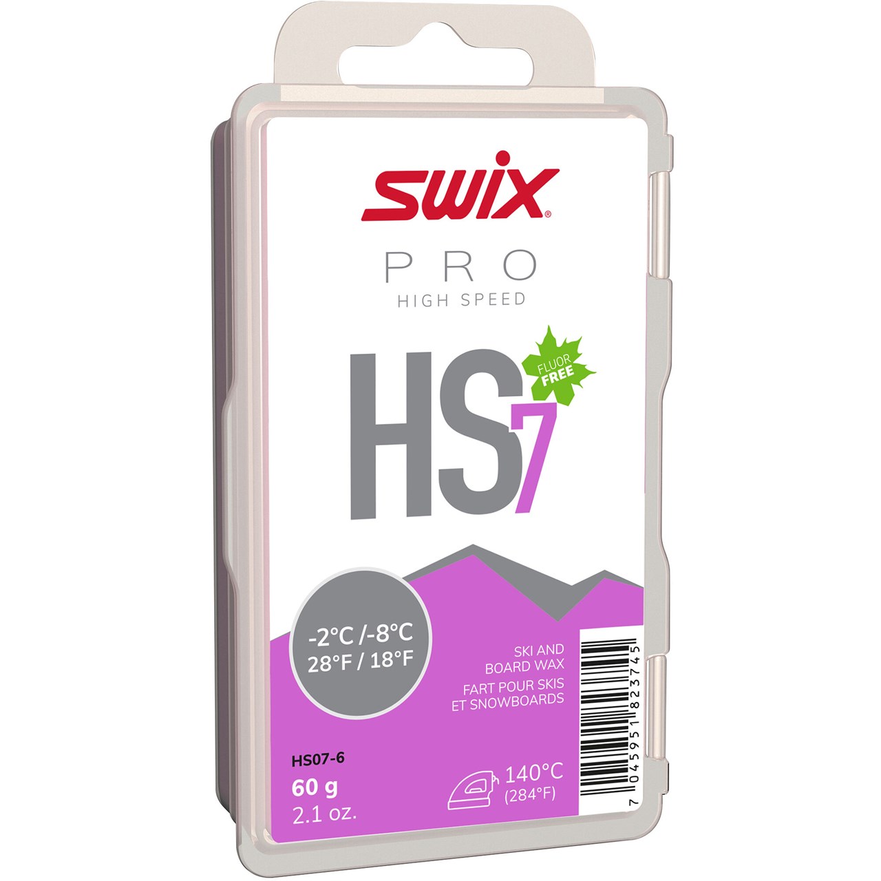Swix High Speed 7 60g Fungerer godt i normale vinterforhold under frysespunktet