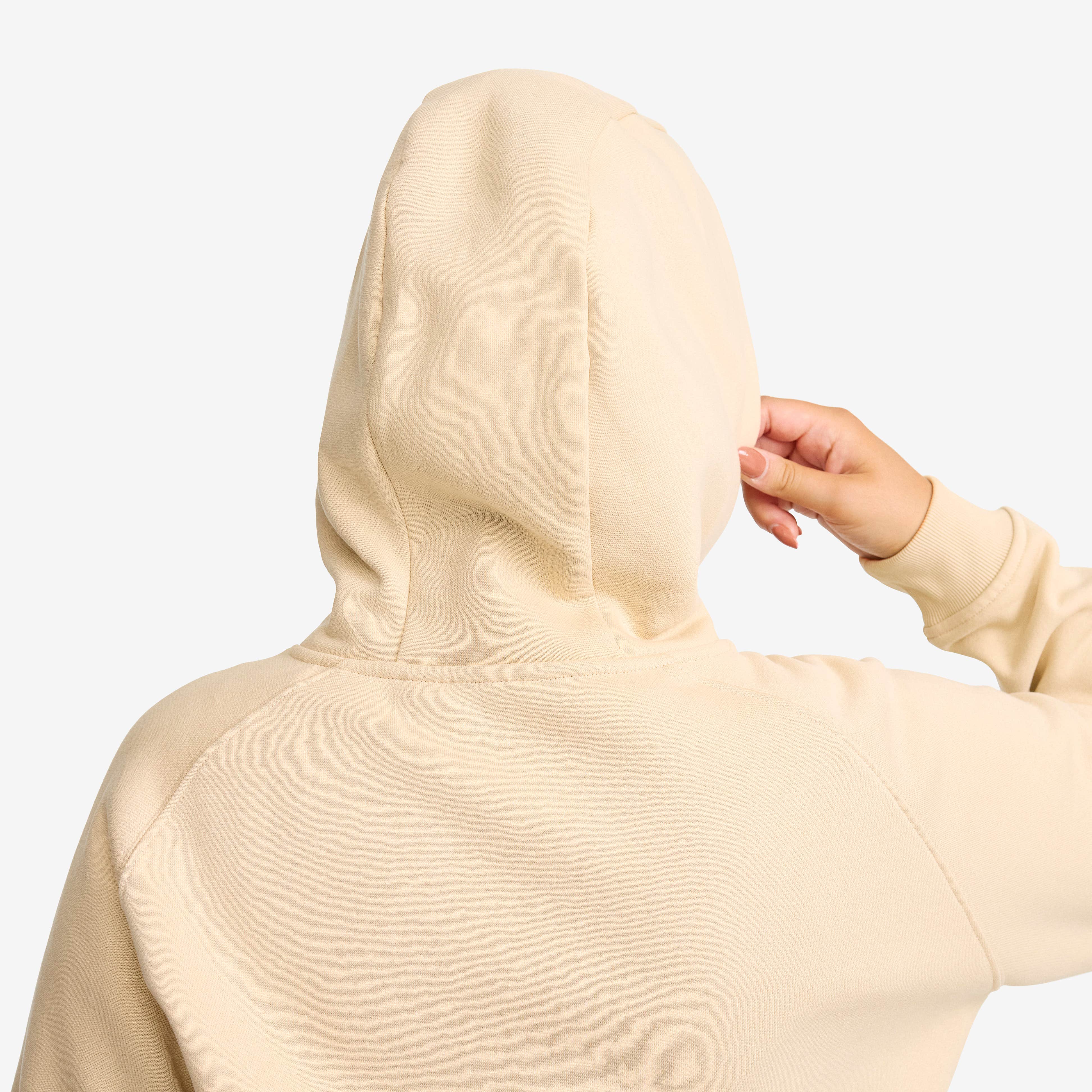 RVRC Hoodie Dame Oatmeal/Aurora Red