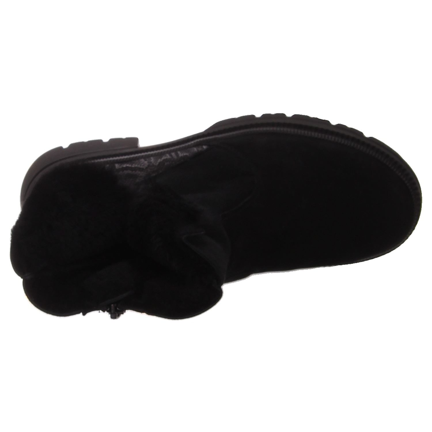 Waldläufer Stiefelette schwarz schwarz