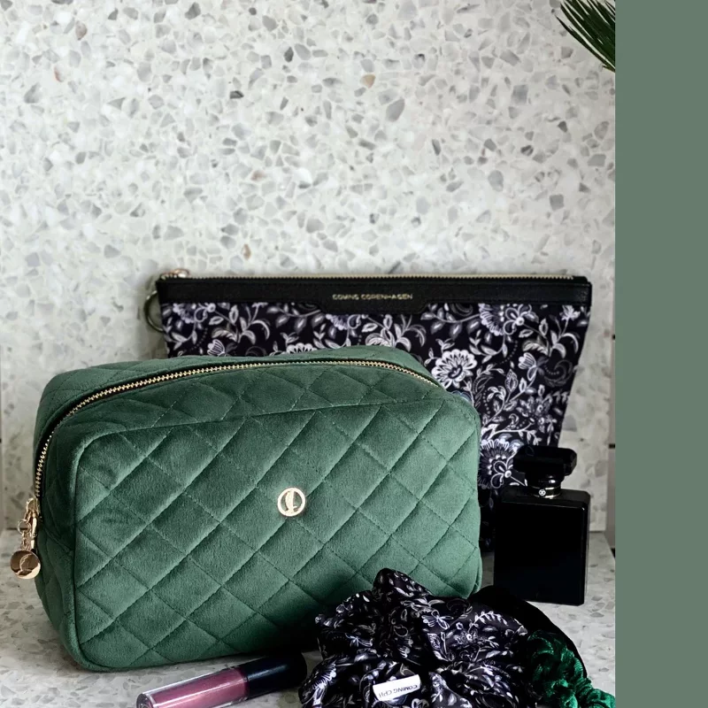 Coming Copenhagen Maisie Toiletry Bag - Emerald Green (Limited Edition)