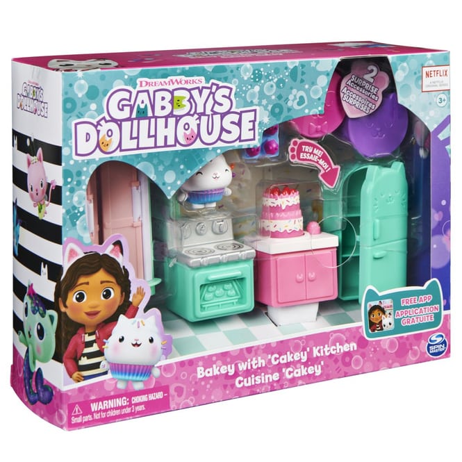 Gabby's Dollhouse - Küche mit Kuchi Katzenfigur