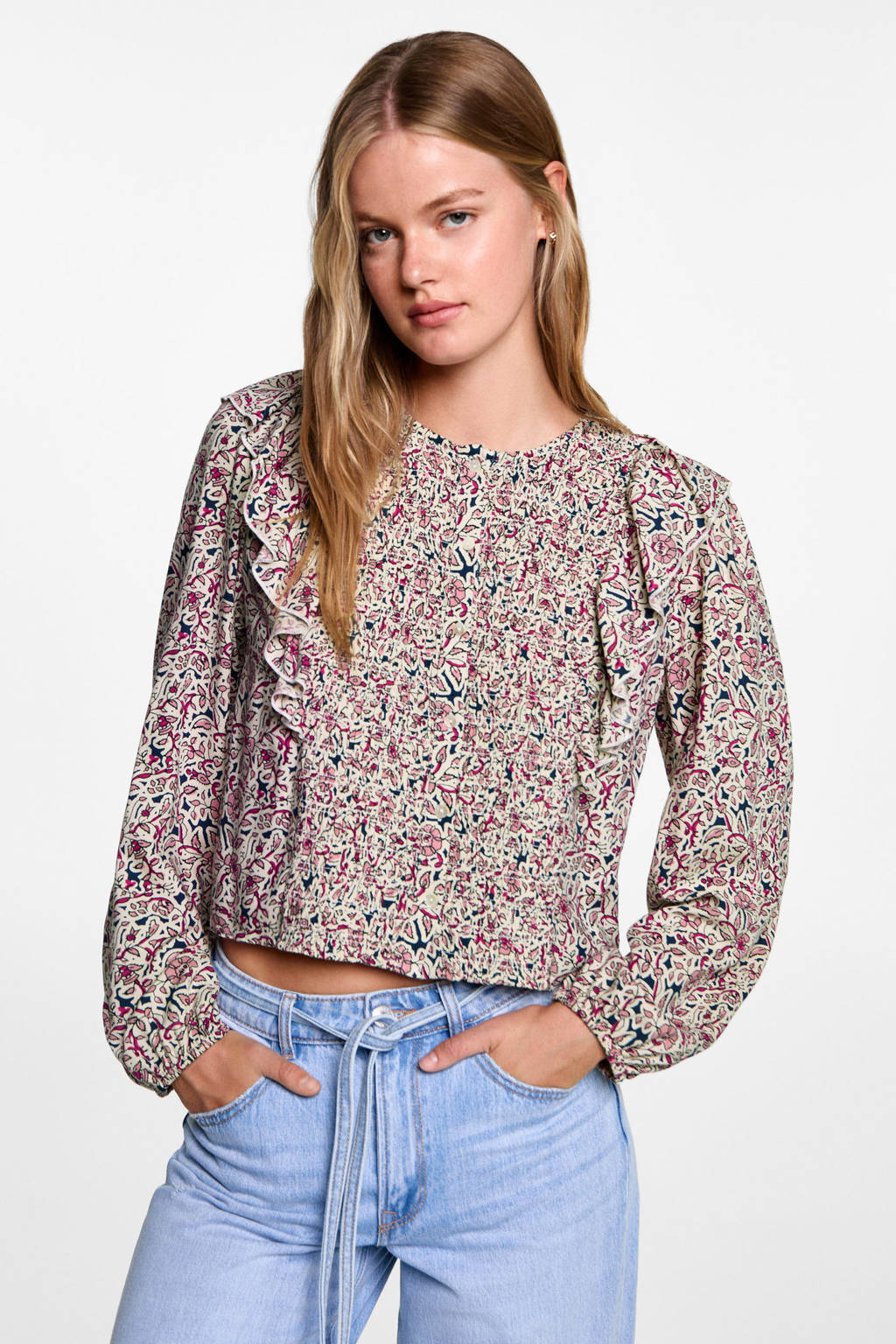MANGO TEEN blousetop fuchsia