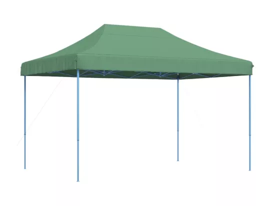 Tente de réception pliable escamotable vert 410x279x315 cm