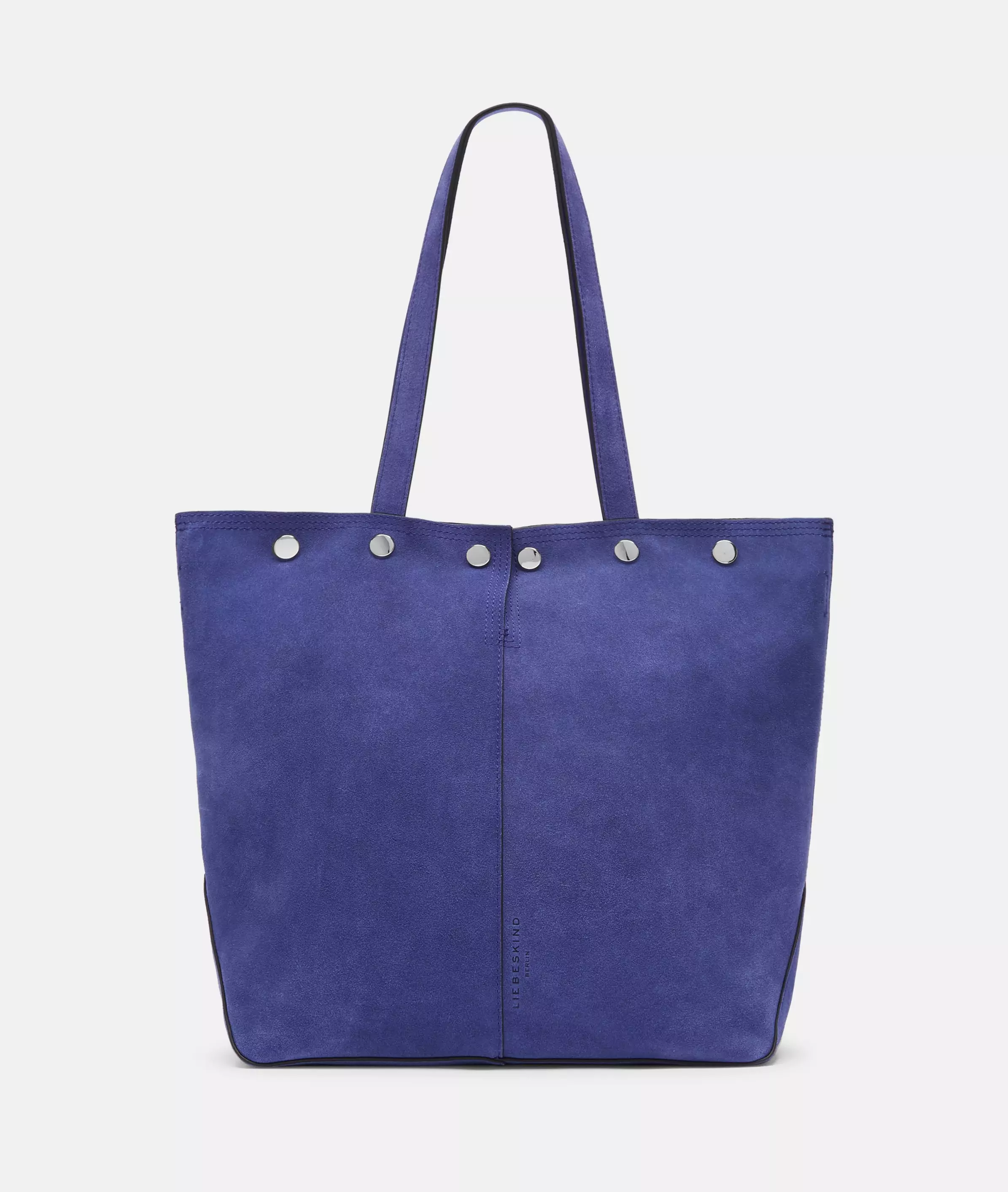 Rive Tote L Large shoulder bag made from soft suede