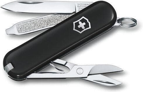 Victorinox Classic SD Dark Illusion multifunksjonsverktøy, svart
