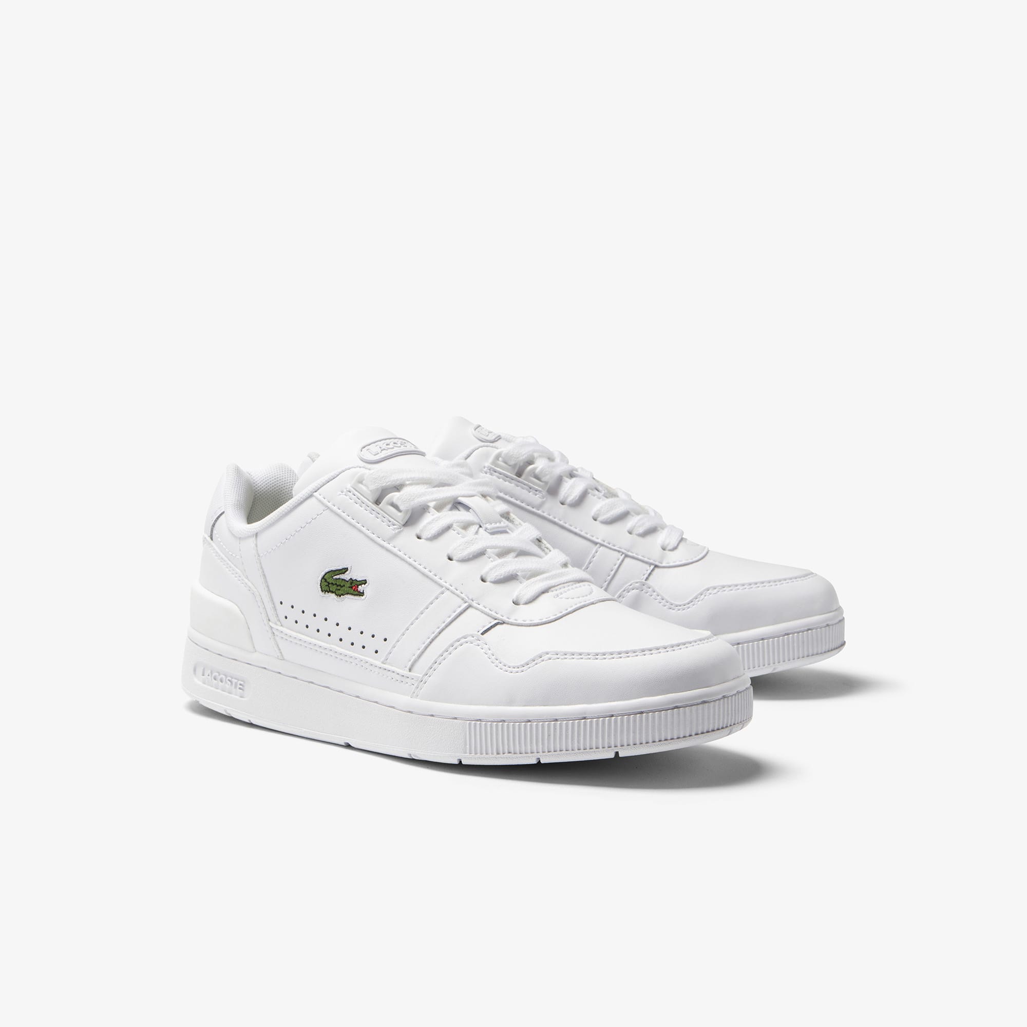Sneakers T-Clip femme Lacoste en cuir Sneakers - Blanc - Lacoste - Femme