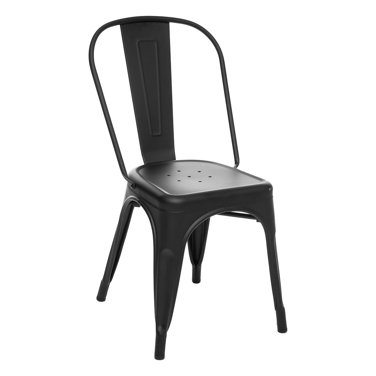 CHAISE DINER METAL NOIR NIKO