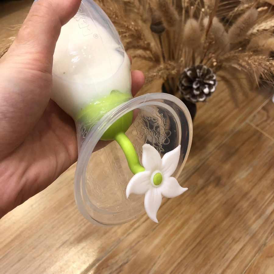 haakaa® Blumenverschluss für Milchpumpe, weiß