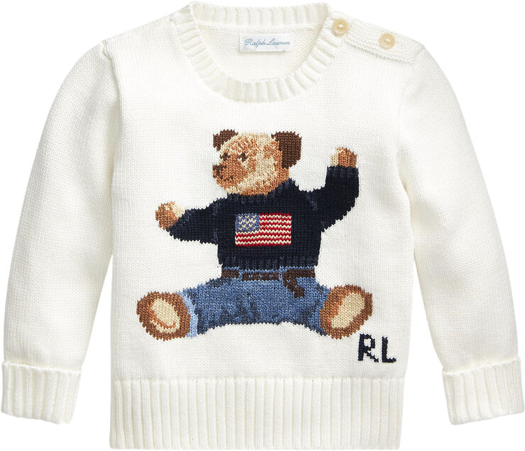 Polo Ralph Lauren COTTON-BEAR SWEATER-TP-SWT 2wun