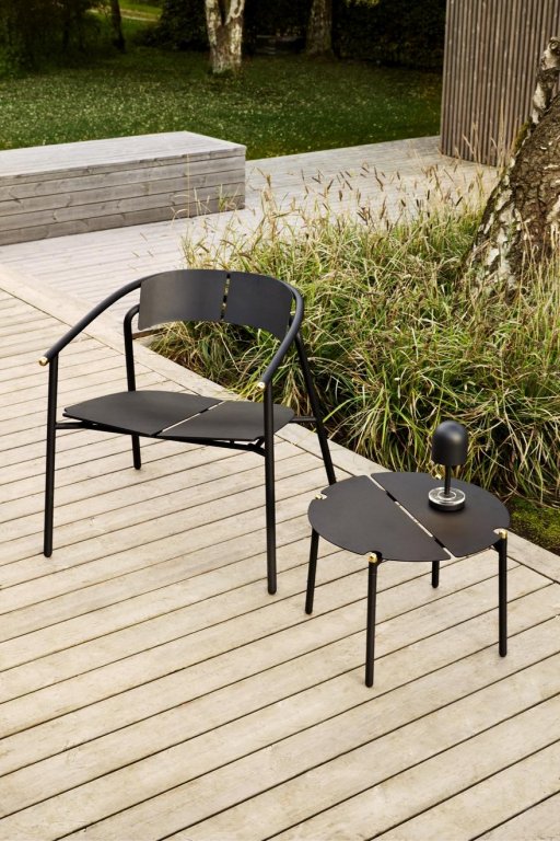 AYTM Novo bijzettafel Ø50 taupe