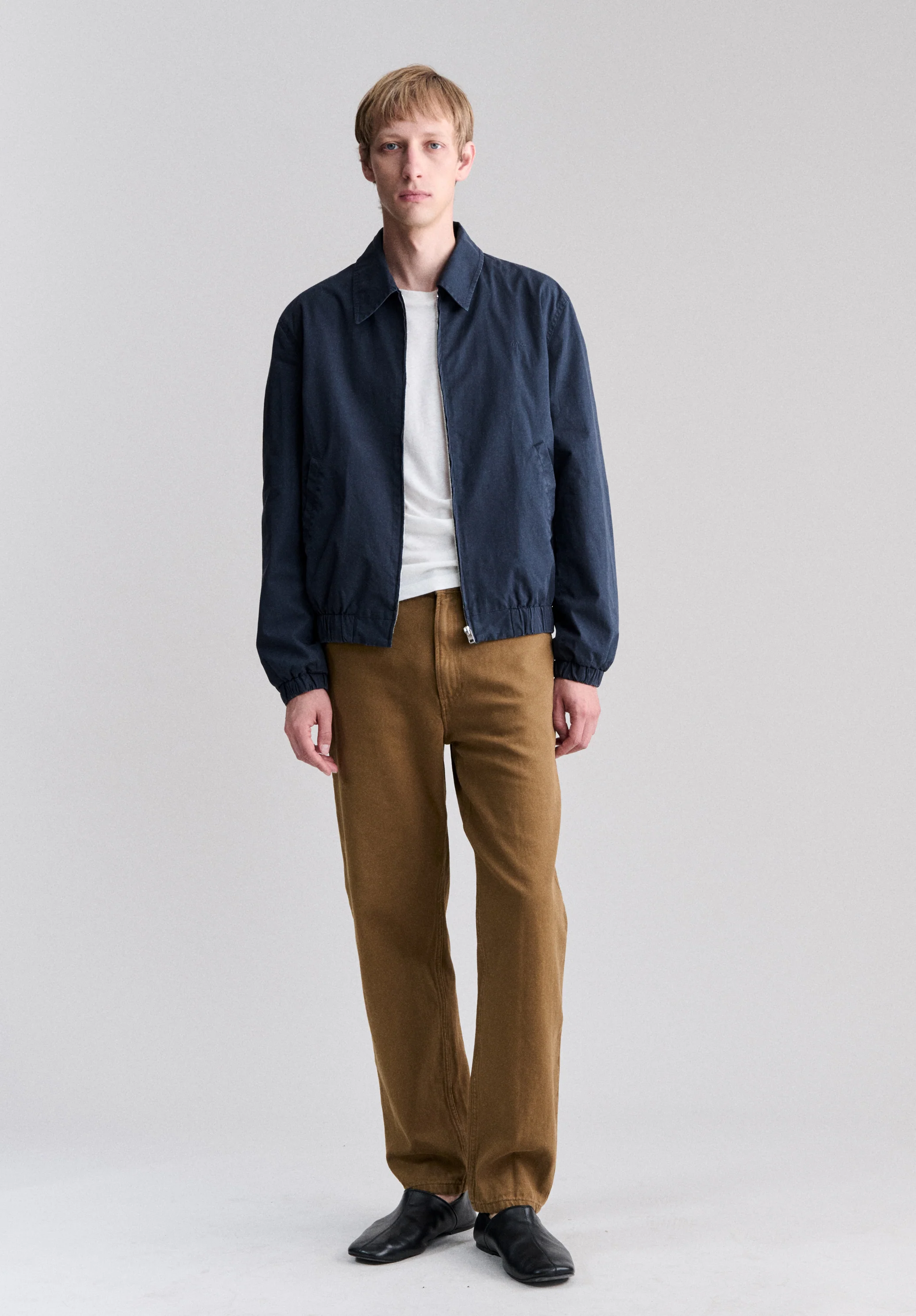 Blouson léger en coton bleu marine - Dark navy
