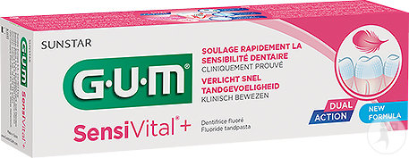 Gum  Dentifrice Sensivital+ 75ml (6070)