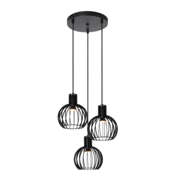 Lucide hanglamp Mikaela zwart