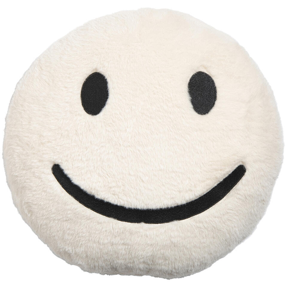 Kussen Smiley Beige ø 38 cm