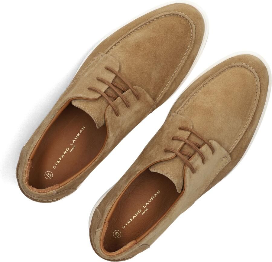 STEFANO LAURAN Veterschoenen Heren Star 10 Maat: 48 Materiaal: Suède Kleur: Camel