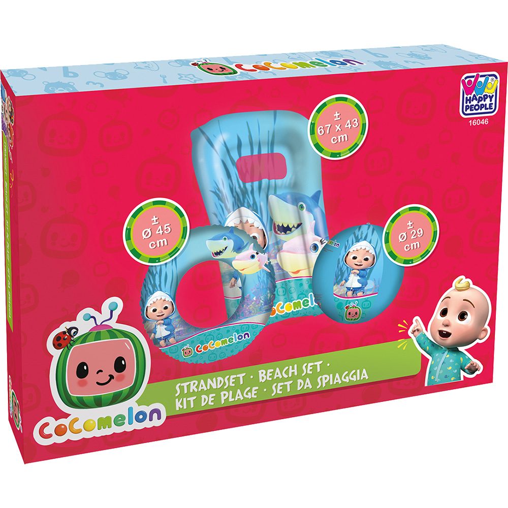 Happy People Cocomelon Strandset blau