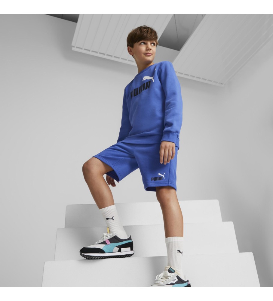 Calções Puma Essentials+ bicolor azuis