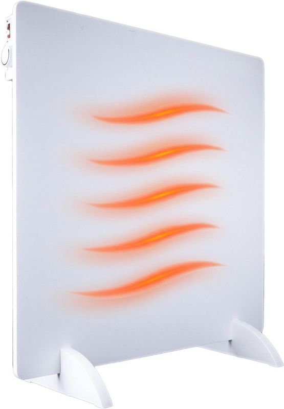 Silvergear Infrarood Verwarmingspaneel Staand - Verplaatsbaar - Verwarming - Thermostaat - 425W - Wit