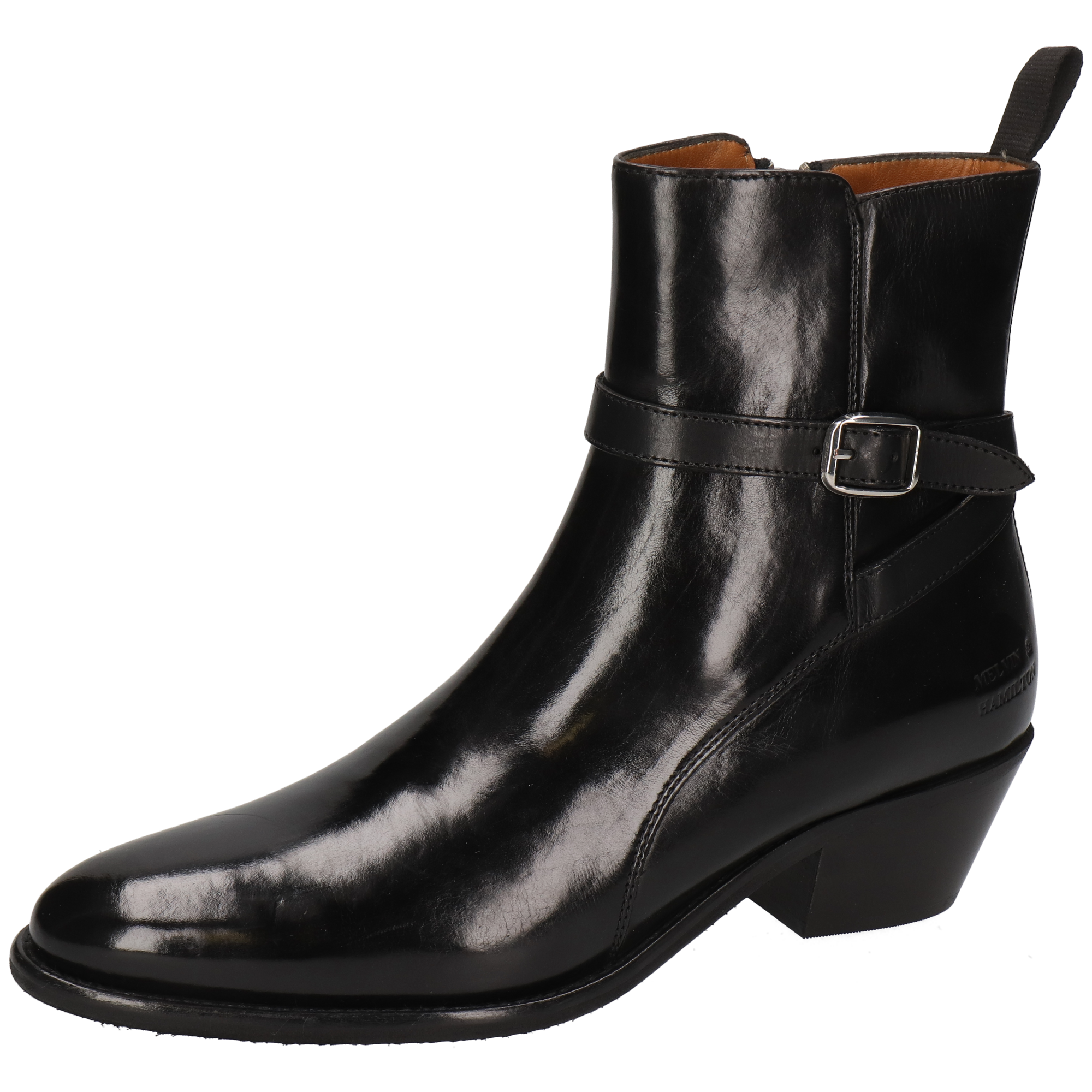 ADINA 1 - Bottines à talon cubain | Noir