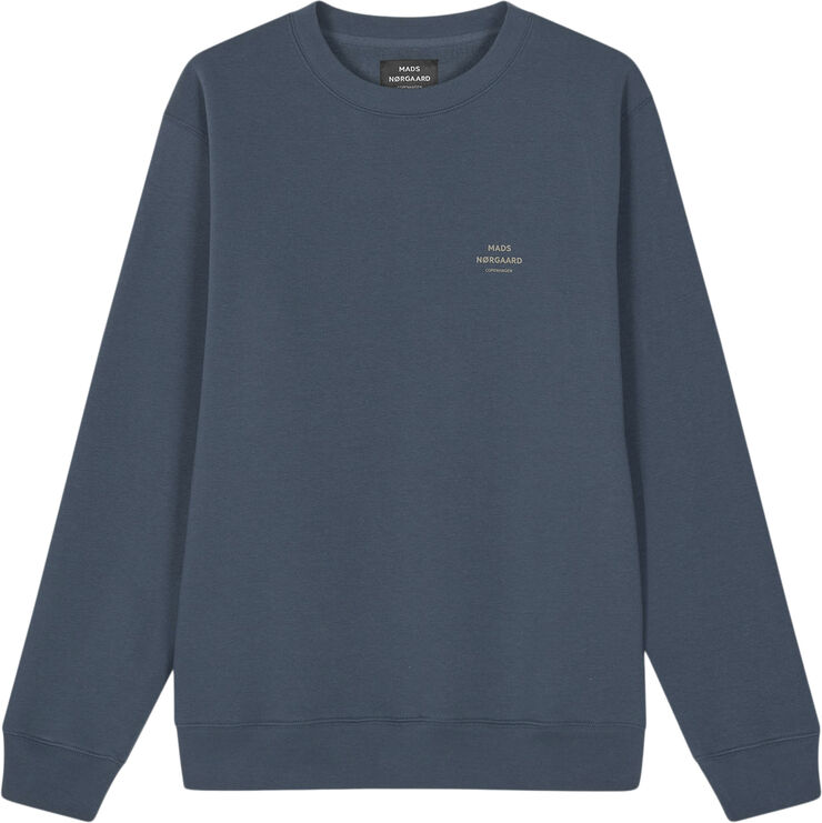 Mads Nørgaard - Copenhagen Standard Crew Logo Sweat Blå