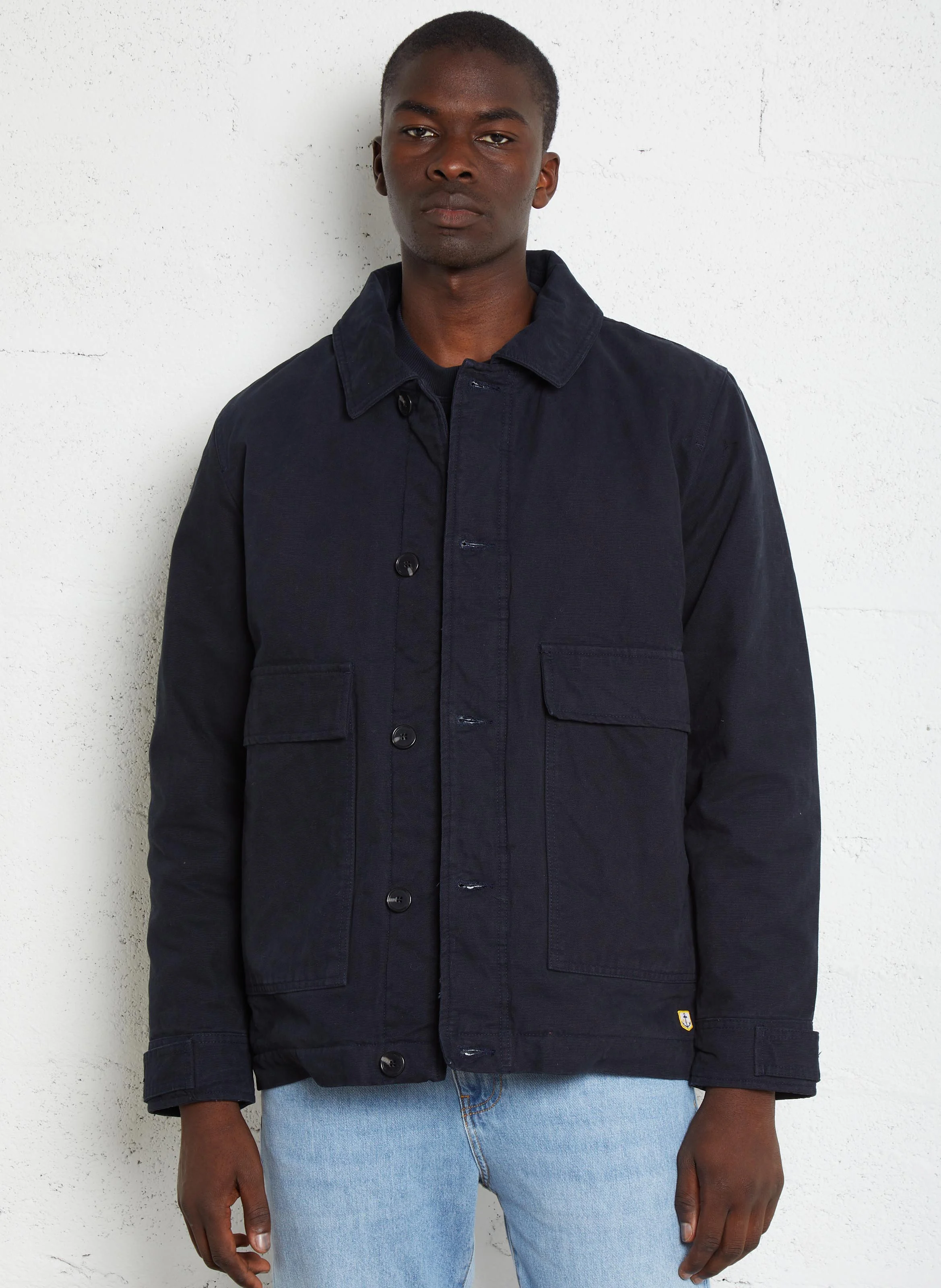 HERITAGE - Veste pêcheur matelassée en coton | Bleu