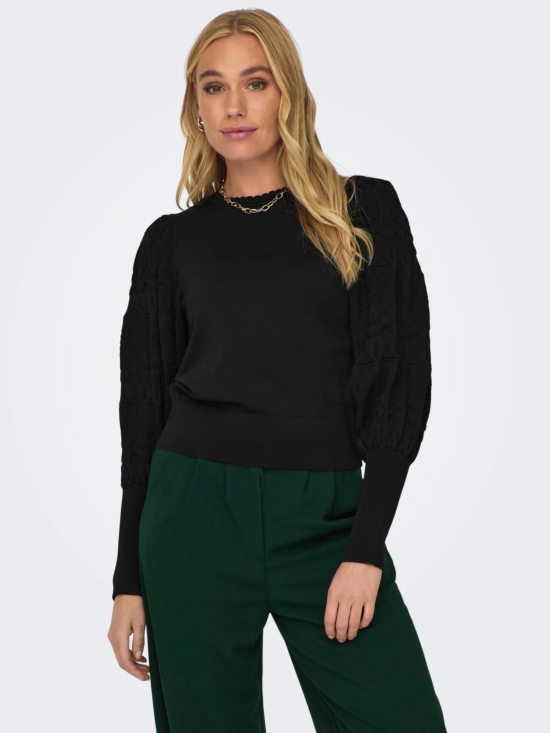 Only ONLMELITA L/S O-NECK Strickpullover