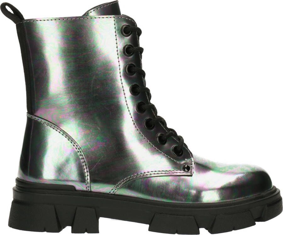 Bullboxer Aaf504 Veterboots Laarzen Met Veters Meisjes Multi