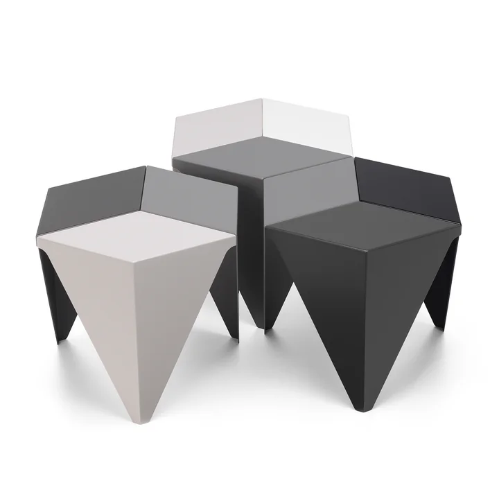 Vitra - Prismatic Table, dunkelgrau (three-tone)