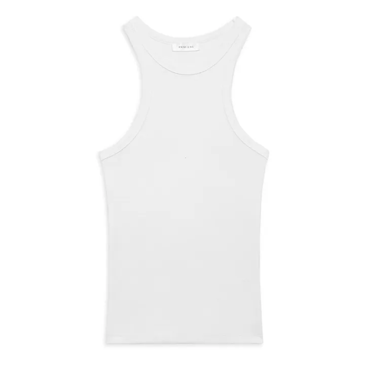 Anine Bing Débardeur Eva Coton Bio | Blanc