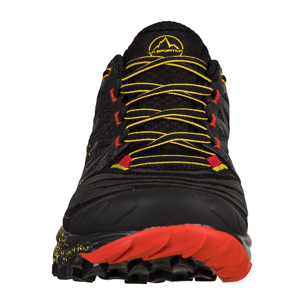 La Sportiva AKASHA II - Chaussures de trail Homme black/yellow