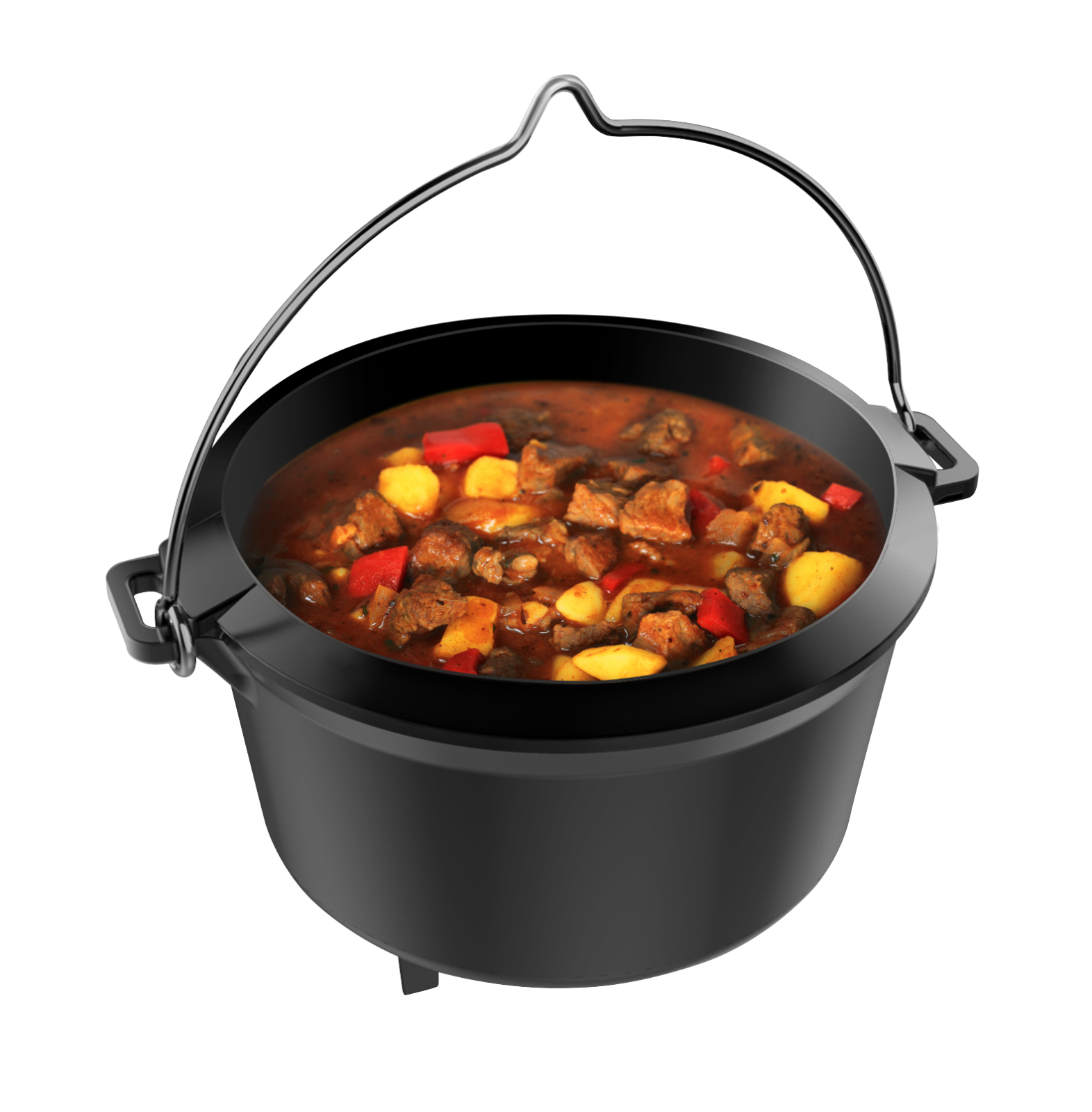 TEPRO Dutch Oven - schwarz - Größe S - 30 cm