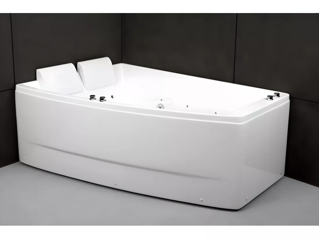 Baignoire balnéo 2 places SANGHA DUO Wave Gauche L170xl(120x70)xH50cm, by SPALINA