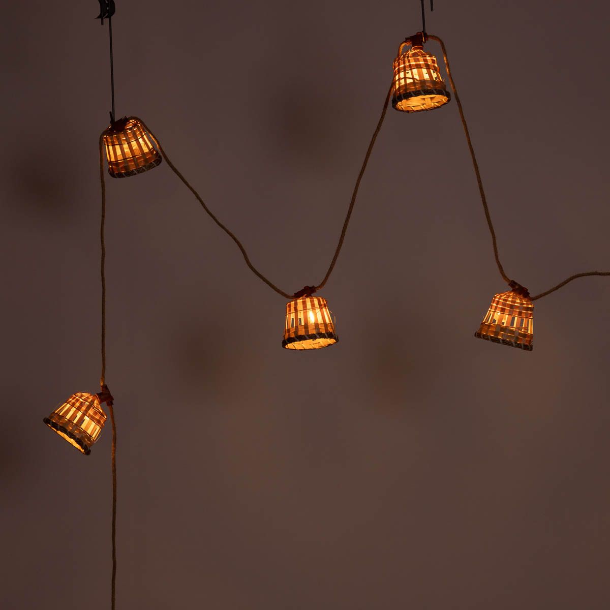 Moderne buiten lichtsnoer 8m incl. LED 10-lichts - Aurora