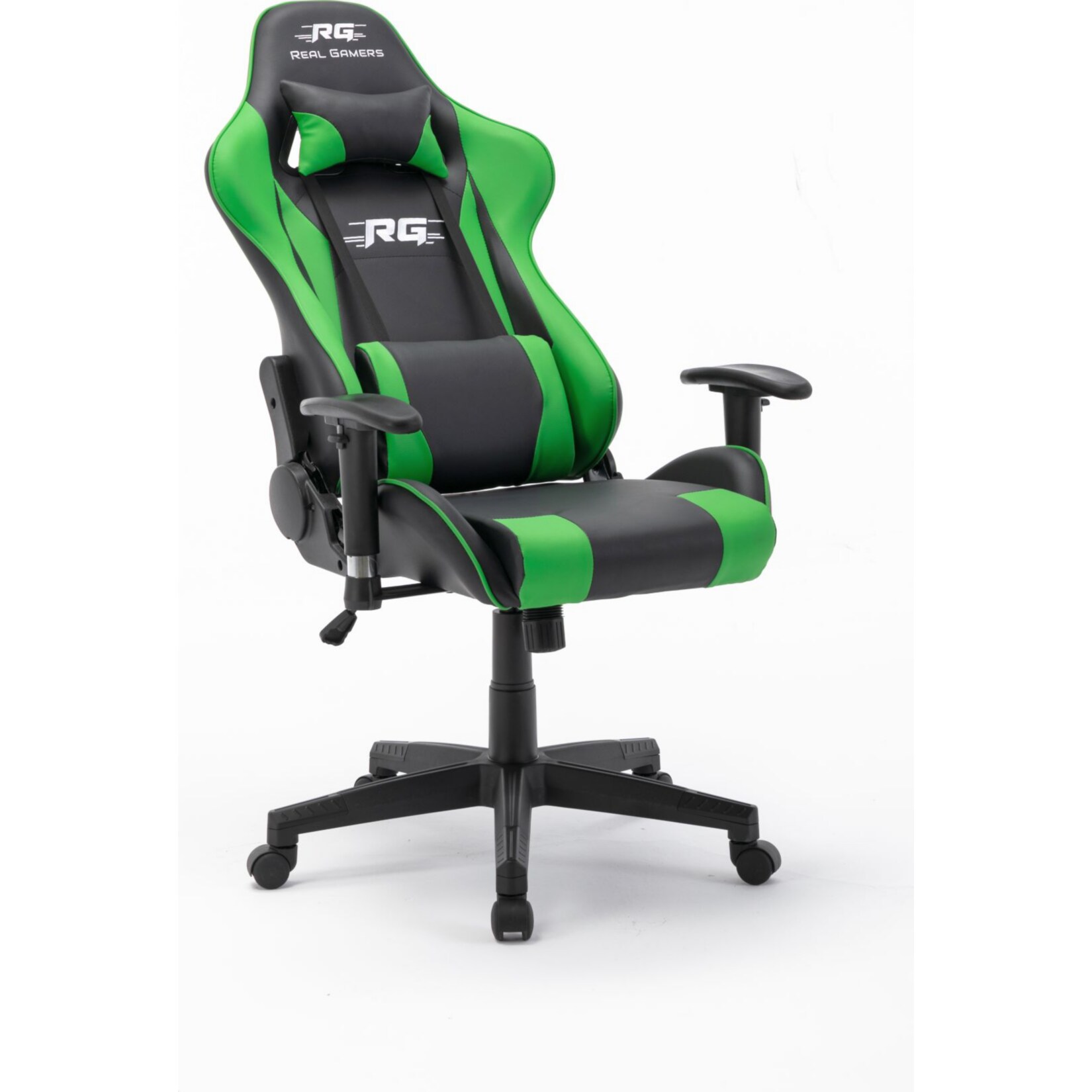 Gaming Computerstuhl Real Gamers Pro schwarz grün Drehstuhl Gamer Büro Stuhl