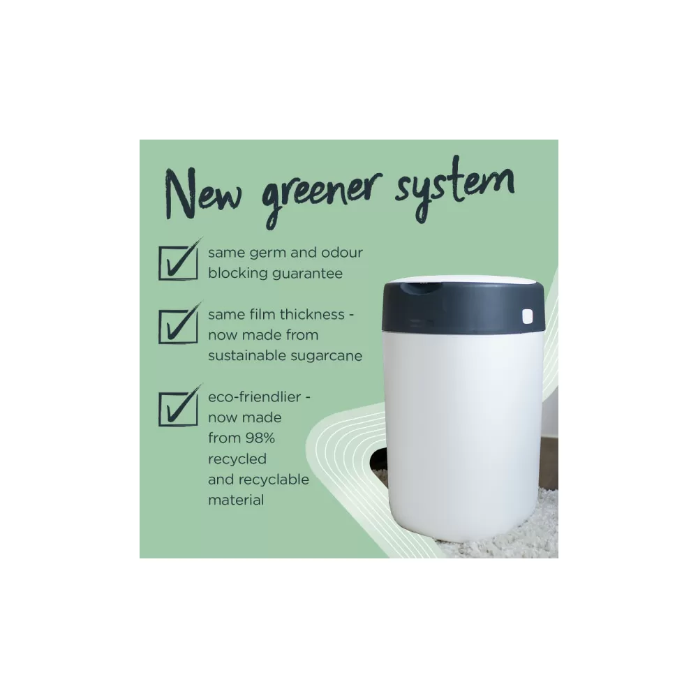 Tommee Tippee Sangenic blespand Twist&Click hvid   6 refill pakketilbud