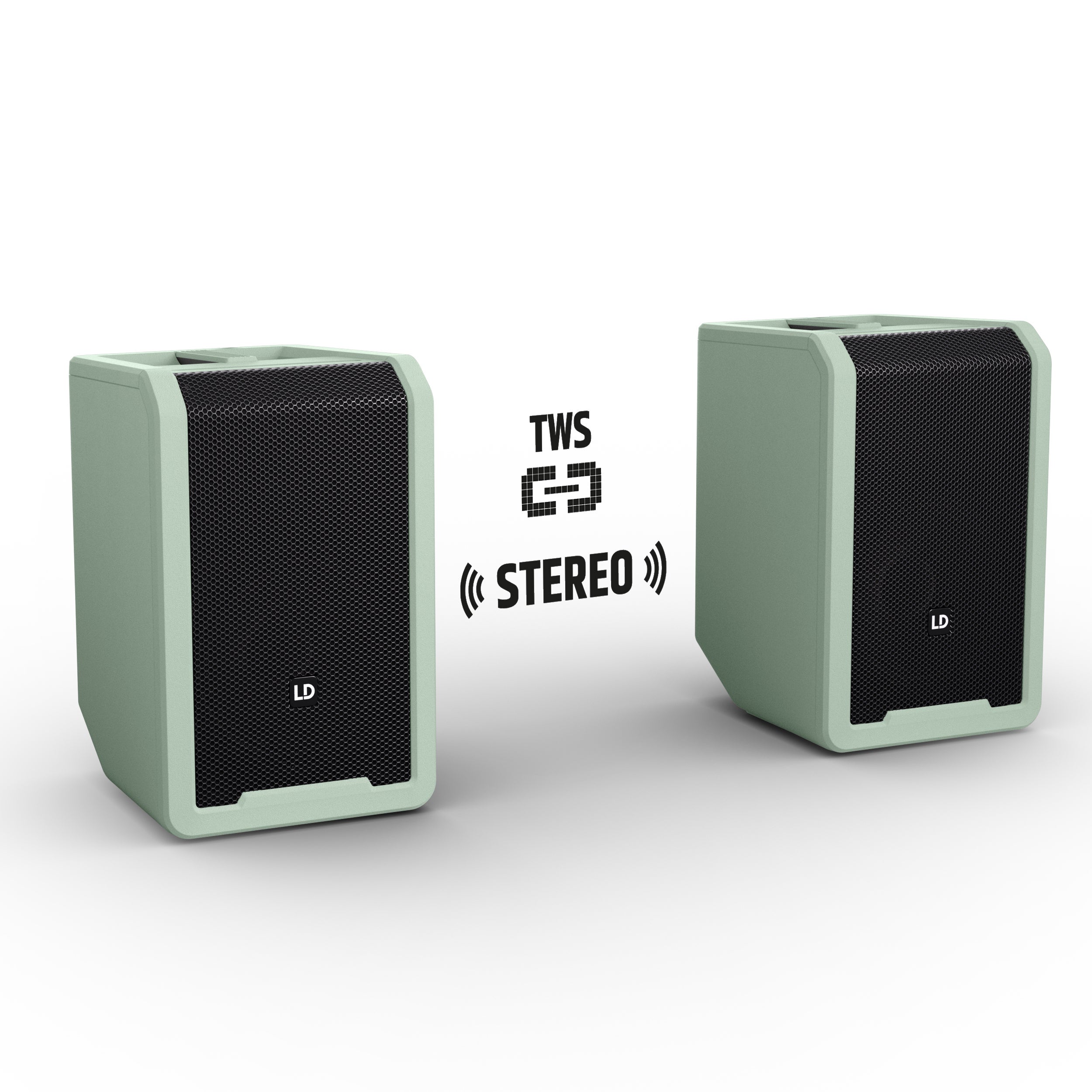 LD Systems ANNY 8 BPH B5 GN Adventure Green met headset 584-608 MHz