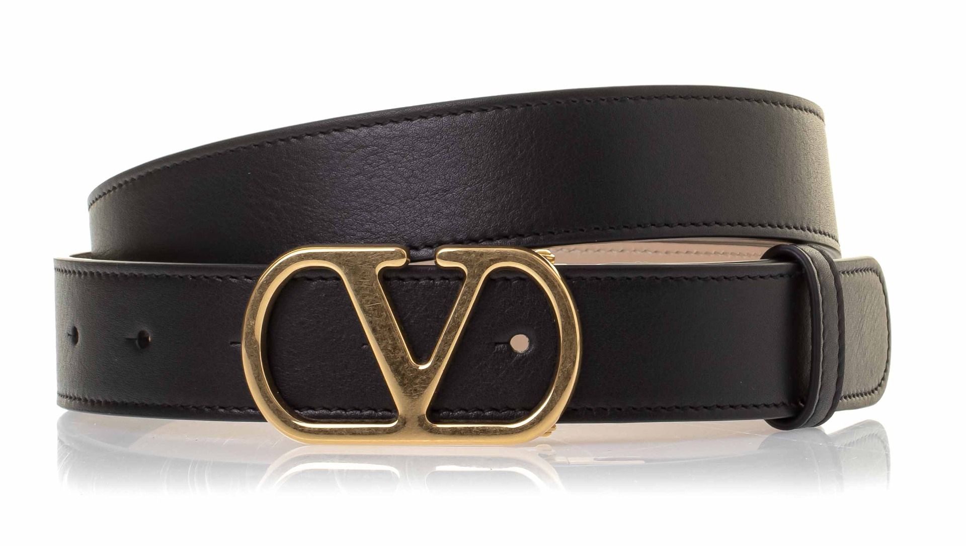 Valentino Garavani VLogo Signature Reversible Belt 30MM